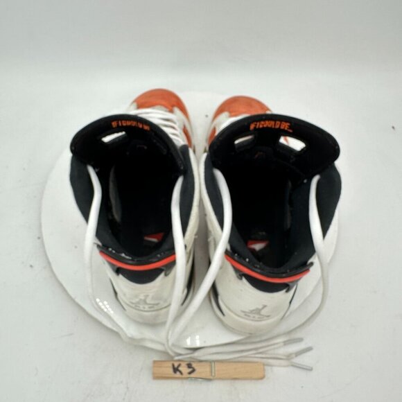 Nike Air Jordan 6 VI Youth Size 7Y Women 8.5 384665-145 Orange Gatorade Shoes - Picture 9 of 11
